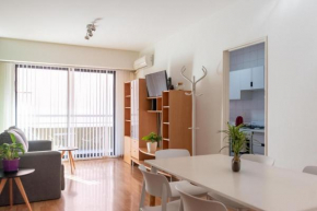 Hermoso depto para 4 con seguridad 24 hs espectacular piscina, jardÍn y cochera opcional aparte dentro del edificio